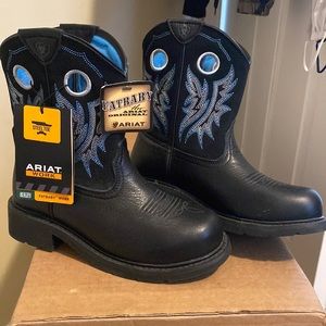 ARIAT WOMEN'S FATBABY COWGIRL STEEL TOE WESTERN BOOTS